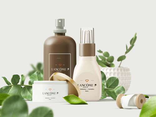 化妝品護膚品 包裝設計 玻璃瓶塑料瓶模型 vi樣機 psd源文件素材 淘寶網 包裝樣機